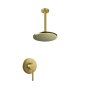 Trendy Taps Premium Quality Brushed Gold Ceiling Mount Shower Head & Mixer