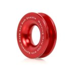 Truck Winch Snatch Recovery Ring For Soft Shackle Atv Utv Rcovery 41000 Lb Red