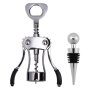 Wine Corkscrew And Stopper Set