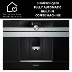 Siemens IQ700 - Fully Automatic Built-in Coffee Machine