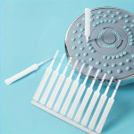10PCS White Shower Head Cleaning Brushes - Multi-functional Faucet & Gap Cleaner Anti-clogging Bathroom Accessory