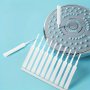 10pcs White Shower Head Cleaning Brushes - Multi-Functional Faucet & Gap Cleaner Anti-Clogging Bathroom Accessory