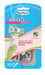 Max-shave Lady 5BLADE Disposable Razor 3PIECE