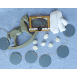 Kikki & Frankie Bunting Grey Circles