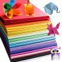 100-COLOR A4 Origami Paper Set - Vibrant Double-sided Craft Sheets For Diy Projects Drawing & Printing - Durable Wood Pulp Smooth Finish Craft Paper Paper Craft