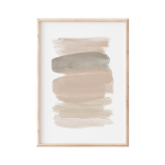 Watercolour Brushstrokes 1 Art Print - A1