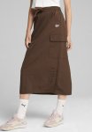 Puma Downtown Cargo Midi Skirt Wv - Espresso Brown