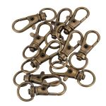 10 Pcs Metal Clasp Swivel Trigger Clips Snap Hooks Copper