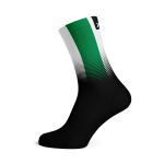 Nigeria Flag Socks - XL Black