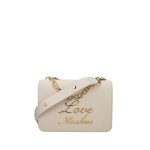 Logo Plaque Crossbody Bag -ivory