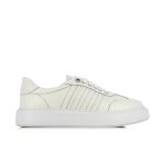 Stiped Low-top Sneaker -white
