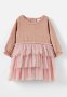 Cotton On Coco Shimmer Tulle Dress - Blush Shimmer