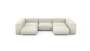U-shape Sofa - Linen - Platinum - 314CM X 199CM