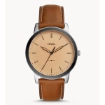 Fossil The Minimalist Three-hand Brown Leather Watch