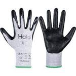 Cut C 13G Foam Nitrile Palmcoated Glove SIZE-11 PK-12 - HAL9612217L