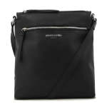 Pierre Cardin Serena Double Compartment Crossbody Bag - Black