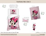 Kids Duvet Set Pink Minnie Mouse Bow