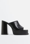 Platform Mules - Black