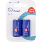 Payless Zinc Batteries C 2 Pack