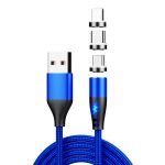 Magnetic Nylon USB Fast Charge Cable - 1M