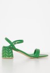 Madison Bessie Woven Block Heel - Green