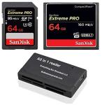 SanDisk Extreme Pro Compactflash Memory Card - 64GB