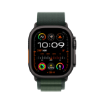Alpine Apple Watch Ultra 2 49MM Black Titanium Case With Dark Green Loop - Large - Braintree Shop