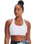 Women's Armour Mid Crossback Sports Bra - White / XS