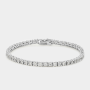 Sterling Silver Cubic Zirconia Classic Tennis Bracelet