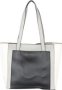 BlackBerry Colour Block Multi Compartment Tote Bag Black/grey/white