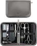 Gents Set Silver Artificial Leather 6342 P N