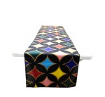 Geometric Table Runner Multicolour