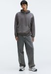 Loose Fit Hoodie - Grey Beige