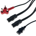 LinkQnet Cable Power Clover 3 Headed 4M Dedicated