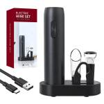 Battery Operated 5-IN-1 Electric Wine Opener Set- Open Serve & Preserve