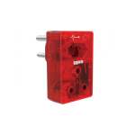2-WAY High Surge Adaptor Red
