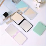 Ultra-slim Portable Double-sided MINI Makeup Mirror For Women - Compact Foldable Pocket Mirror For Daily Touch-ups & Travel - Av
