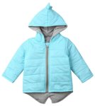 Dino Puffer Jacket Blue - The Purple Lovey
