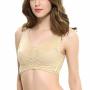 Adealink 1 Pcs Front Cross Side Buckle Wireless Lace Bra Breathable For Women Sport Yoga