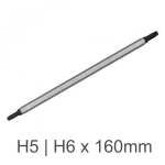 Felo D end Power Bit H5 H6 X 160MM Bulk FEL06405604