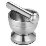 Zs - Classic Stainless Steel Mortar And Pestle Ss 304