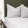 Jersey Knit Fitted Sheet Grey Melange - King 183X190X30CM