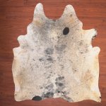 Aa Grade Cow Hide 041 Black white XL - Extra Large Black white Speckled