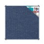 Parrot Bulletin Board Ribbed Aluminium Frame 1200X1200MM – Denim – BD0652C