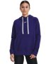 Women's Ua Rival Fleece Hb Hoodie - Sonar Blue / XS