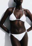 Tie Tanga Bikini Bottoms - White