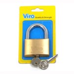 Padlock Brass Viro 50MM 303 Carded