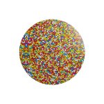 H-select Cake Board Thin Round Candy Pattern 8" Tbd