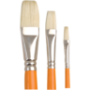 Dala 479 Flat Bristle Paint Brushes 3 Piece