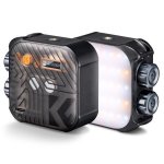 K&f MINI Bi-colour LED Video Light With Built-in Battery Black KF34.035